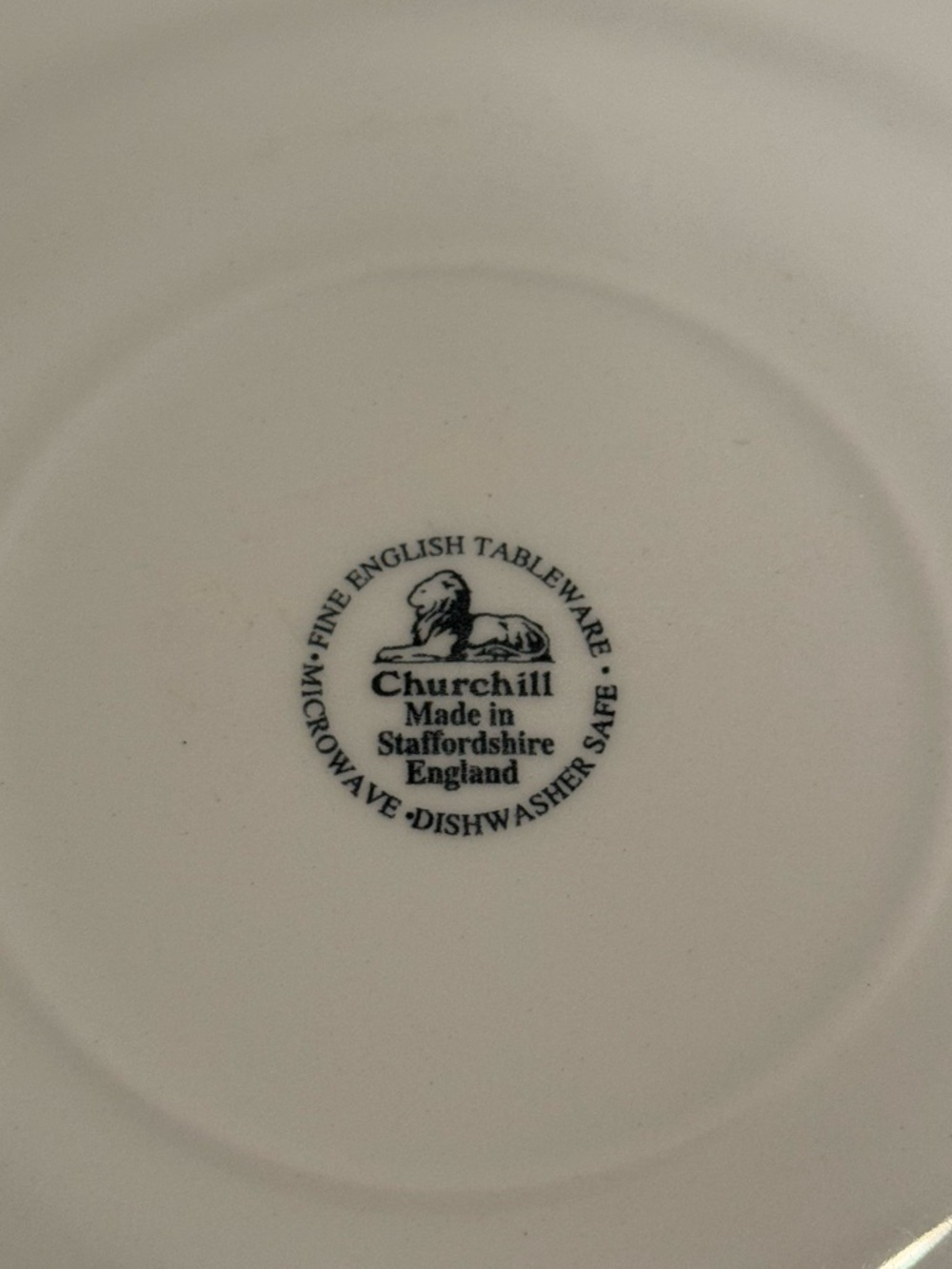 Vintage Churchill Fine China Finlandia White & Blue Floral 8in Plates- Set of 4 - Picture 10 of 11